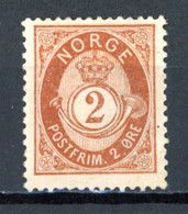 Norvège   Y&T   36   Mi   51a   X   ---   Très Faible Charnière / Pleine Gomme  --  Parfait état. - Unused Stamps