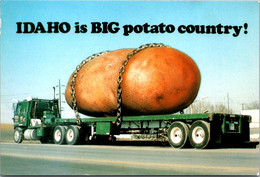 Idaho Is Big Potato Country Exageration Large Potato On Truck - Altri & Non Classificati