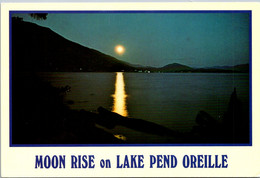 Idaho Moon Rise On Lake Pend Oreille - Otros & Sin Clasificación
