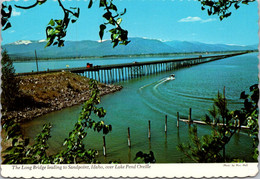 Idaho The Long Bridge Leading To Sandpoint Over Lake Pend Oreille - Otros & Sin Clasificación
