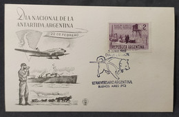 Día De Emisión - Día Nacional De La Antártida Argentina - 5/6/1965 - Markenheftchen