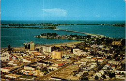 Florida Sarasota Aerial View Of Downtown - Sarasota