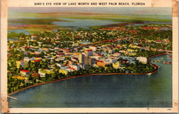 Florida West Palm Beach And Lake Worth Birds Eye View - West Palm Beach