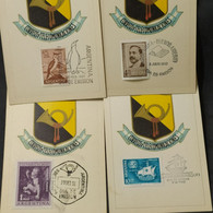Lote 4 Tarjetas Primer Día De Emisión - Distintos Años - Postzegelboekjes
