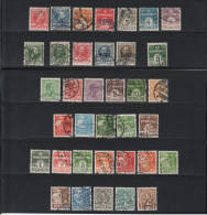 DANMARK, Danemark, 91 Timbres Différents Oblitérés, - Collections