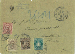 P0510 - REGNO - STORIA POSTALE - UMBERTO I Uffici All'estero TUNISIA  Busta Per Le NETHERLANDS  1891 - Other & Unclassified