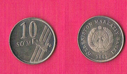 Uzbekistan 10 Som 2001 - Ouzbékistan