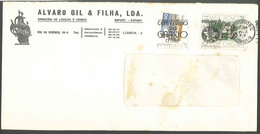 Cover Circulated 1978 Portugal Publicidade ALVARO GIL & FILHA, LDA LOUÇAS E VIDROS IMPORT EXPORT - Covers & Documents