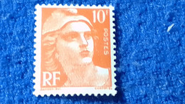 FRANSA-1945-46 -10F.NEW DAİLY STAMPS DAMGASIZ - Altri & Non Classificati