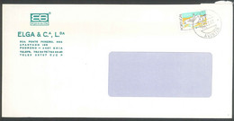 Cover Circulated 1987 Portugal Publicidade AdvertisingELGA & Cª LDA - Covers & Documents