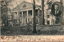 New York Buffalo Wilcox Residence Where President Roosevelt Took Oath Of Office 14 September 1901 - Buffalo
