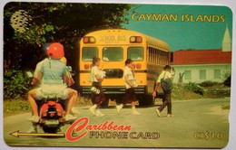 Cayman Islands CW 163CCIA  CI$10 " School  Bus " - Kaimaninseln (Cayman I.)