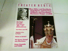 THEATER HEUTE 1991 Heft 04 - Theater & Dans