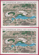BRD 2 Stück Block 7 Postfrisch, Olympische Sommerspiele In München - 1959-1980