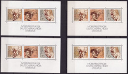 BRD 4 Stück Block 16 Postfrisch, Nobelpreisträger - 1959-1980