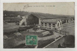 Lyon  (55) : Vue Panoramique De La Gare De Vaise Avec Locomotive En 1922 (animé) PF. - Lyon 9