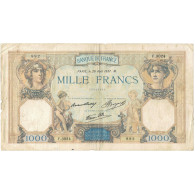 France, 500 Francs, Cérès Et Mercure, 1937, F.3024 892, TTB, Fayette:38.3 - 1 000 F 1927-1940 ''Cérès Et Mercure''