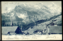 Cpa De Suisse Mürren -- Tschingel Und Gspaltenhorn  Aout22-106 - Mürren