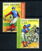 2007 SAN MARINO SET MNH ** 2145/2146 Coppa Europa Di Baseball - Nuevos