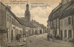 PUTTELANGE Rue Principale Avec La Place Du Marché - Puttelange