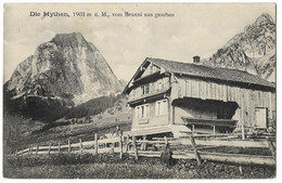 ALPTHAL: Wirtschaft Brunni Mit Mythen 1912 - Alpthal