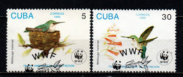 CUBA - 1992 - WWF - World Wildlife Fund - Birds - USATI - Usati