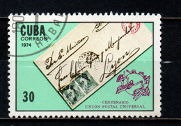 CUBA - 1974 - CENTENARIO DELL'UPU - USATO - Gebraucht