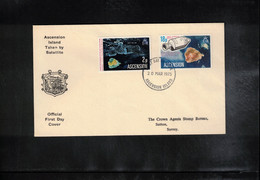 Ascension 1975 Space / Raumfahrt FDC - Africa