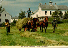 Canada Nova Scotia Sherbrooke Village Hay Making Scene - Altri & Non Classificati