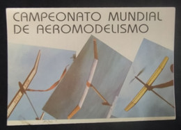 Volante Día De Emisión – 27/5/1989 – Campeonato Mundial De Aeromodelismo – Origen: Argentina - Postzegelboekjes