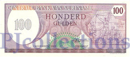 SURINAME 100 GULDEN 1985 PICK 128b UNC - Suriname