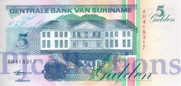 SURINAME 5 GULDEN 1998 PICK 136b UNC - Suriname