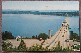 USA UNITED STATES LAKE WASHINGTON FLOATING BRIDGE SEATTLE POSTCARD CARD CARTE POSTALE ANSICHTSKARTE CP PC POSTKARTE - Independence