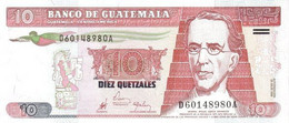 GUATEMALA 10 QUETZALES 1998 P 101 UNC SC NUEVO - Guatemala