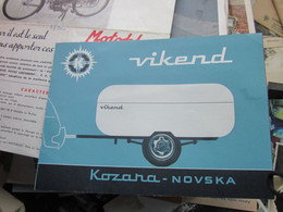 Old Catalogue Vikend Kozana Tvornica Metalnih Proizvoda Novska Camper - Camping