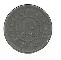 ALBERT I * 10 Cent 1916 Frans/vlaams * Prachtig * Nr 12332 - 50 Centimes