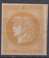FRANCE : 1876 - ESSAI PROJET GAIFFE 10c BISTRE NEUF - A VOIR - COTE 220 € - Pruebas, Viñetas Experimentales