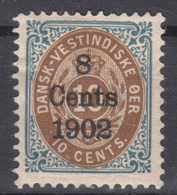 Denmark Danish Antilles (West India) 1902 Normal Frame Mi#26 I, Mint Hinged - Deens West-Indië