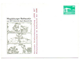 Allemagne--DDR--1989-Entier CP  NEUF  --Magdeburger Rathaustur -- - Cartoline - Nuovi