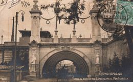 Torino - Turin - Carte Photo - Esposizione 1911 - Tunnel Di Accesso All Espos Oltre Il Pon. Isabella - Italie Italia - Mostre, Esposizioni