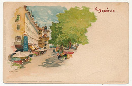 CPA - SUISSE GENEVE (GE) - Illustrateur Voellmy - Litho - Genève - Genève