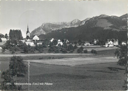 Postcard Switzerland Schwarzenberg Luz Mit Pilatus 1933 - Schwarzenberg