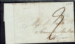 Grande -Bretagne. Pli De Dundee Du 30 Octobre 1837. Taxe Manuscrite 5 P. Destination Glasgow.  B/TB. - ...-1840 Precursores