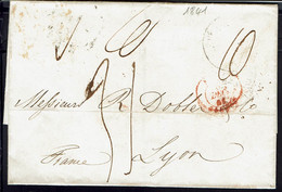Grande-Bretagne. Lettre De Liverpool Du 3 Décembre 1841 Pour La France. Taxe Manuscrite 31 P. TB. - ...-1840 Precursores