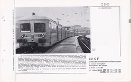 Z 6100 FICHE DOCUMENTAIRE DOUBLE LOCO REVUE N° 223/224 OCTOBRE 1968 - French