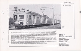 ZDB 6300 FICHE DOCUMENTAIRE DOUBLE LOCO REVUE N° 293/294 MARS 1970 - Französisch