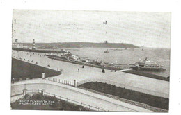 Plymouth Postcard Devon The  Hoe From Grand Hotel Posted 1919 Very Deep Shade Stamp - Plymouth