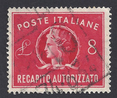 ITALIA 1947 - Sassone 9° - Recapito Autorizzato | - Fiscale Zegels