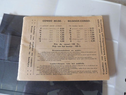 Congo Carnet Boekje A5 Mnh Neuf ** Perfect Tres Rare Dont Une Feuille Avec Planche 1 Le 2.5 Fr - Carnets