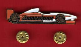 24621-pin's F1.rallye.Bridgestone,leader Mondial En Pneumatique Et Caoutchouc,produit Des Pneus - F1